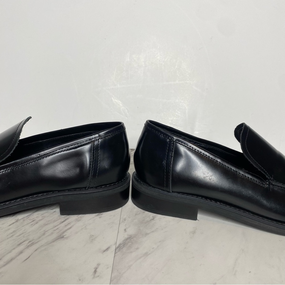 Steve Madden Larusso Black Leather Loafer 8 1/2 M - Picture 8 of 14